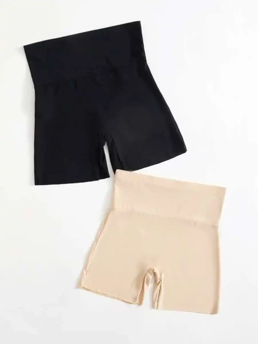 Pack Of 2 Mesh Shapewear Shorts Set