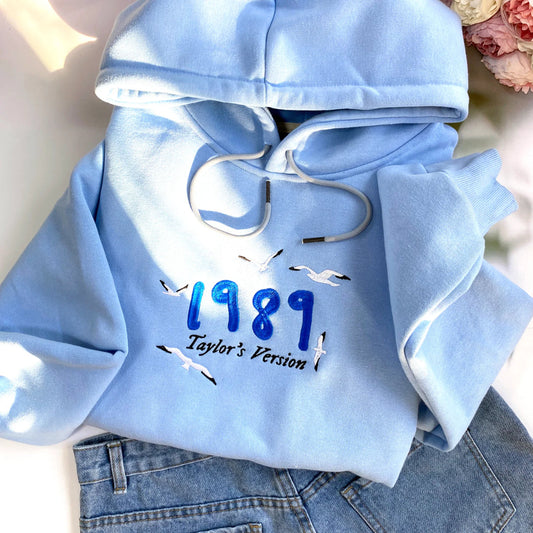 1989 TS Version Embroidered Sweatshirt Hoodie T Shirt Sweatshirt