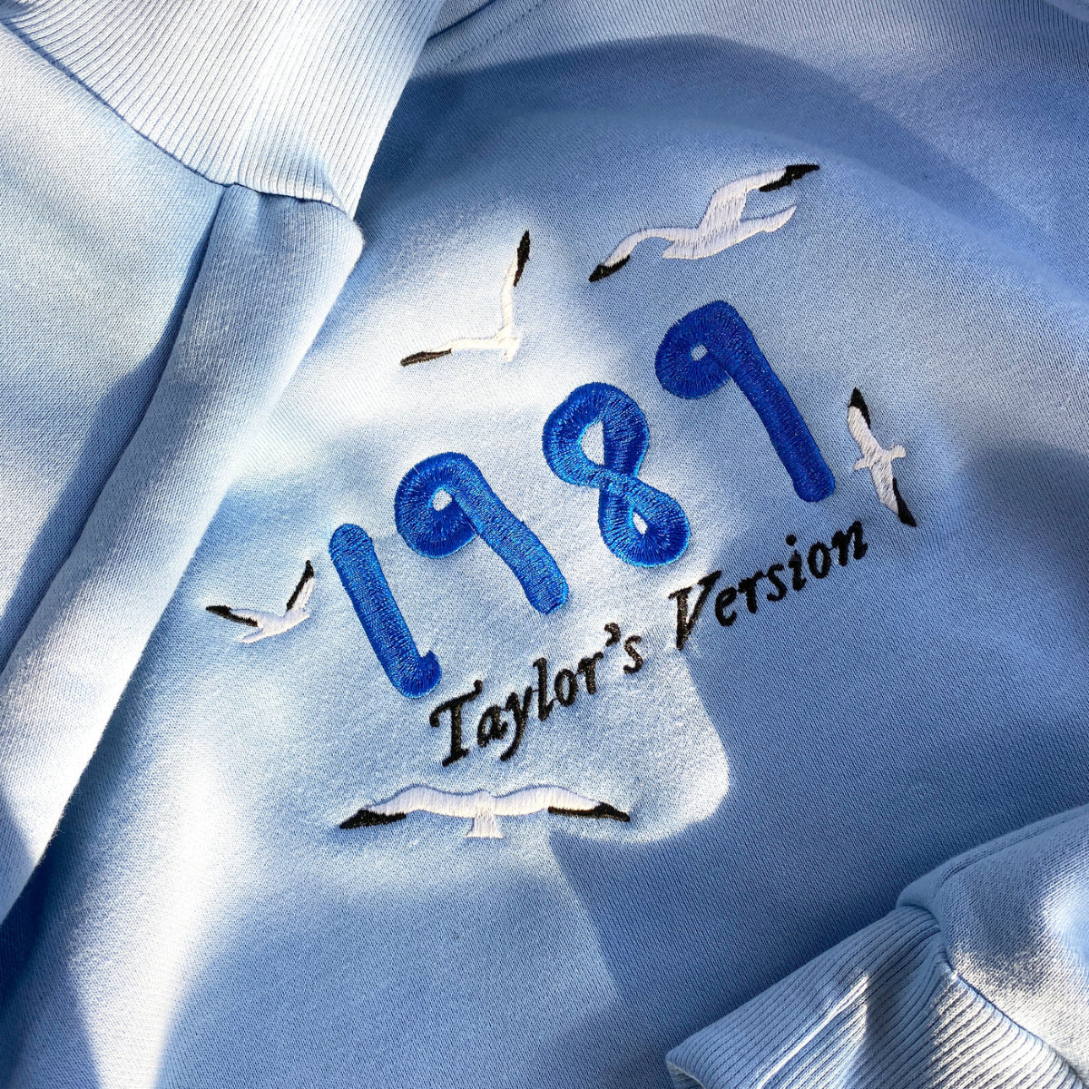 1989 TS Version Embroidered Sweatshirt Hoodie T Shirt