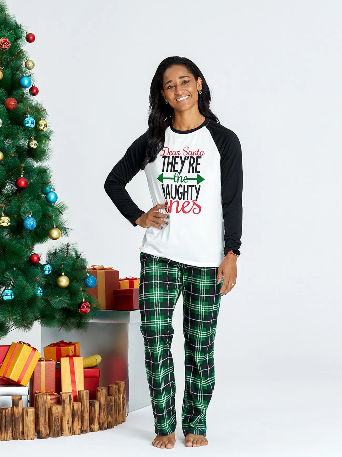 Family Matching Christmas Pajama Set Women