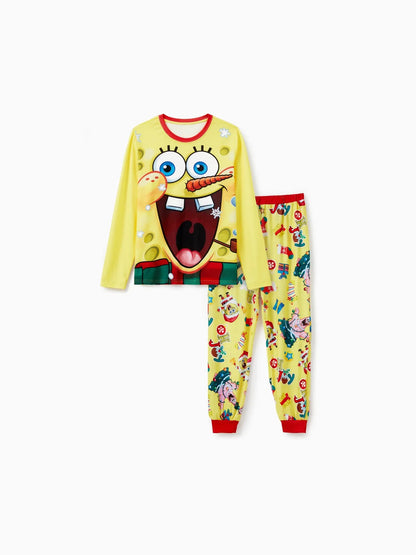 SpongeBob Family Matching Christmas Pajamas Set Women