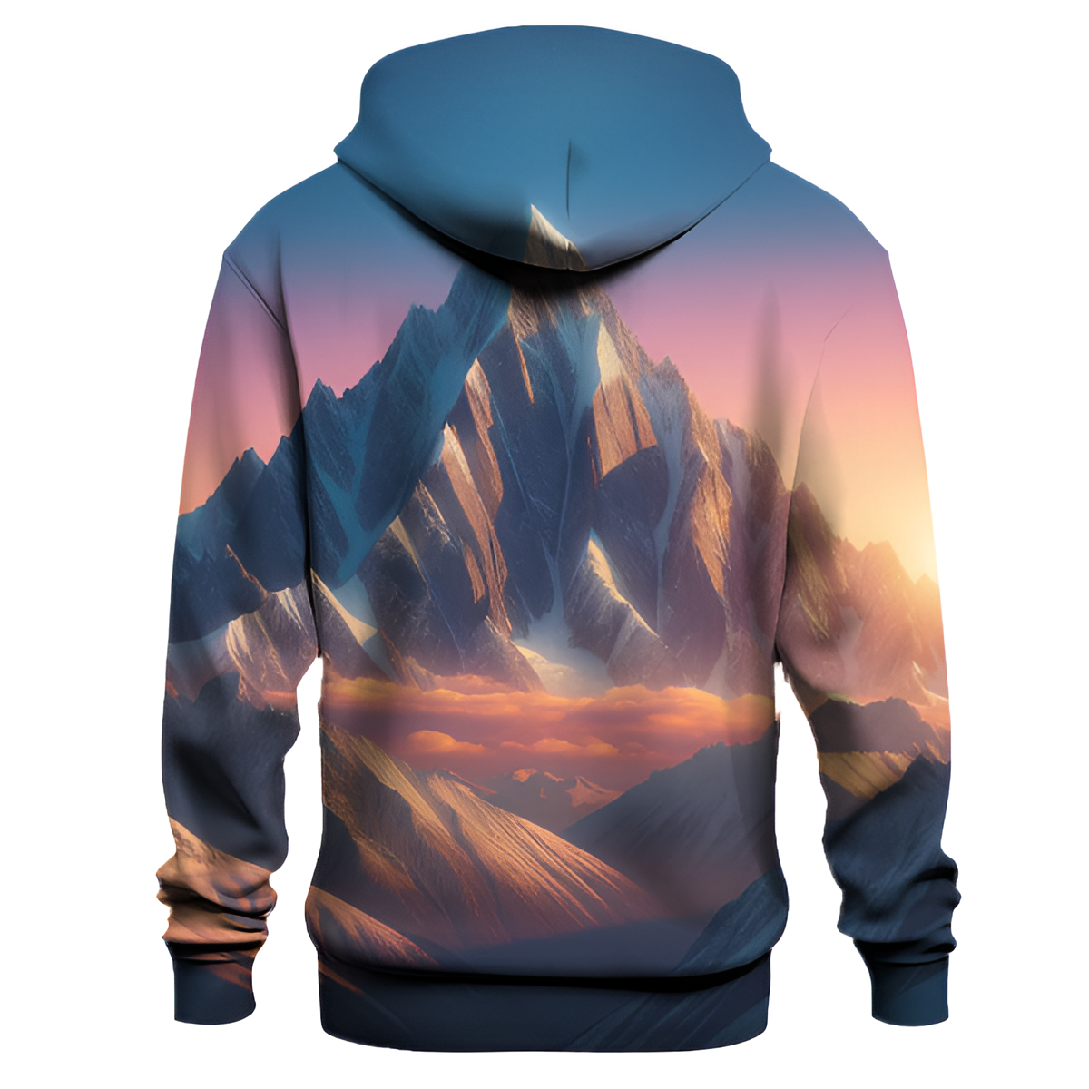 Majestic Mountain Sunrise Hoodie