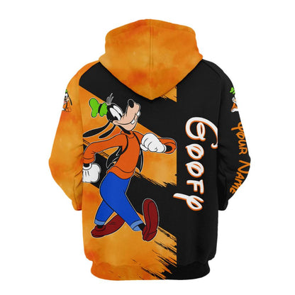 Custom Name Goofy Pattern Hoodie And Leggings Set