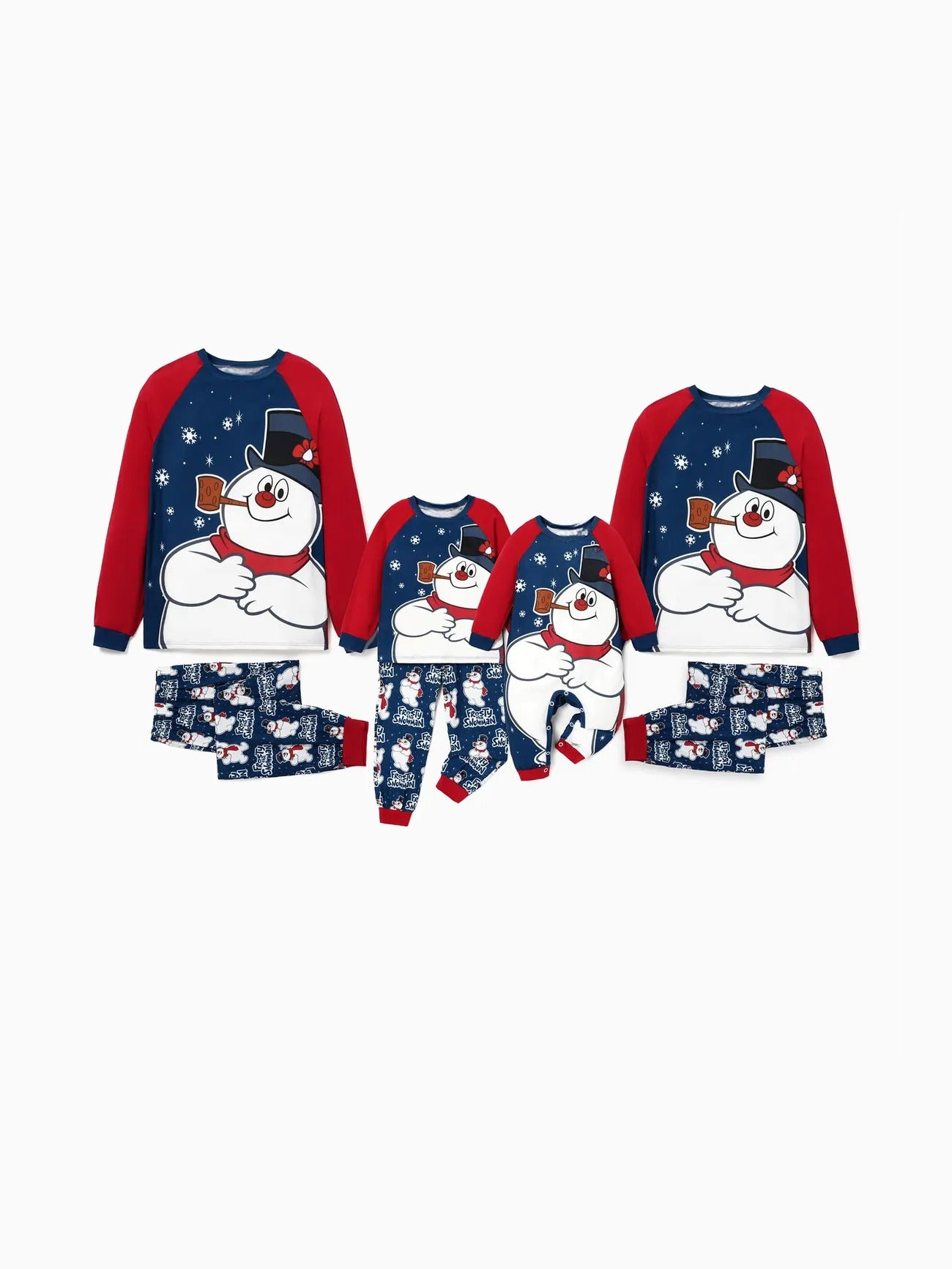 Frosty The Snowman Family Matching Pajamas Set Baby 3M