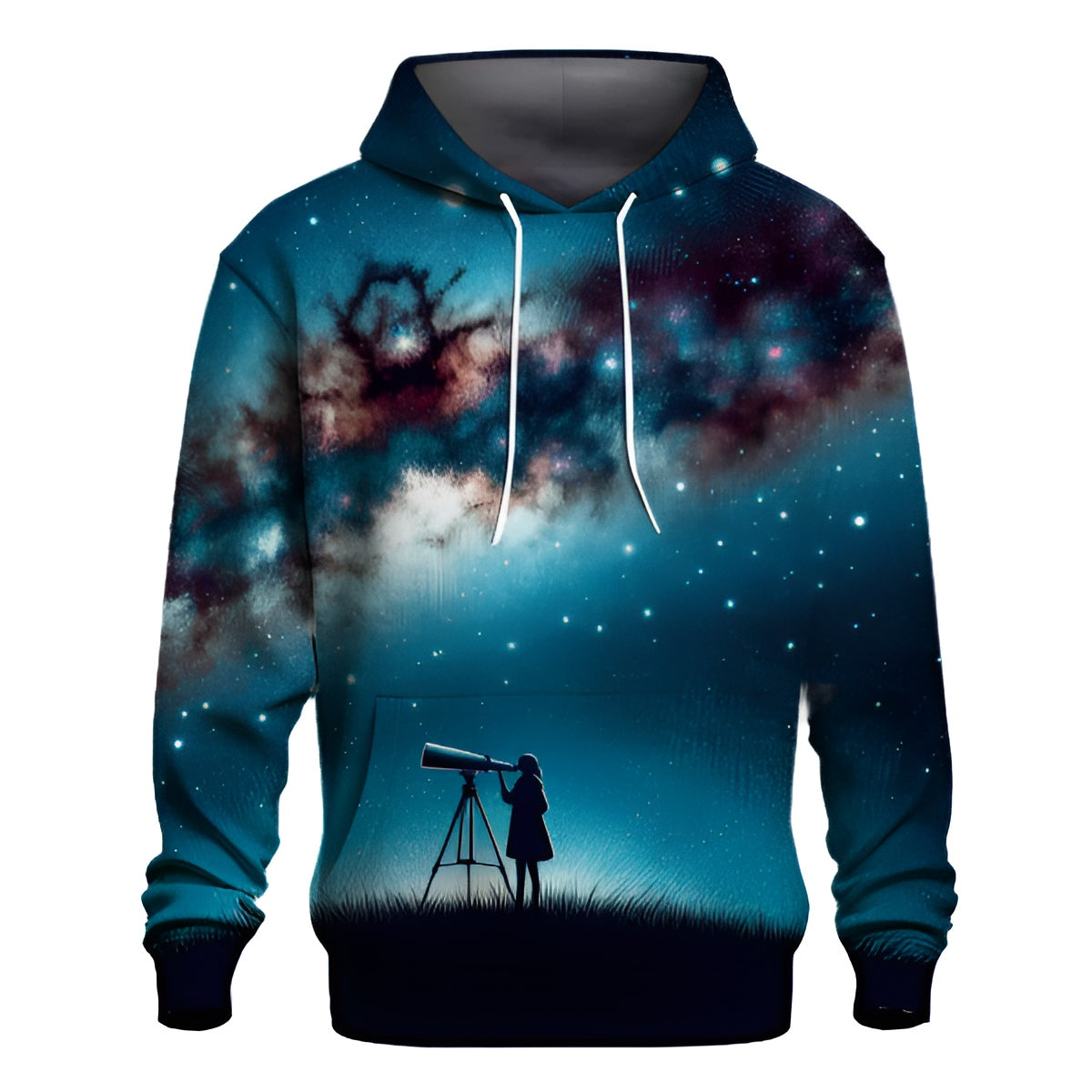 Starry Night Sky Explorer Hoodie