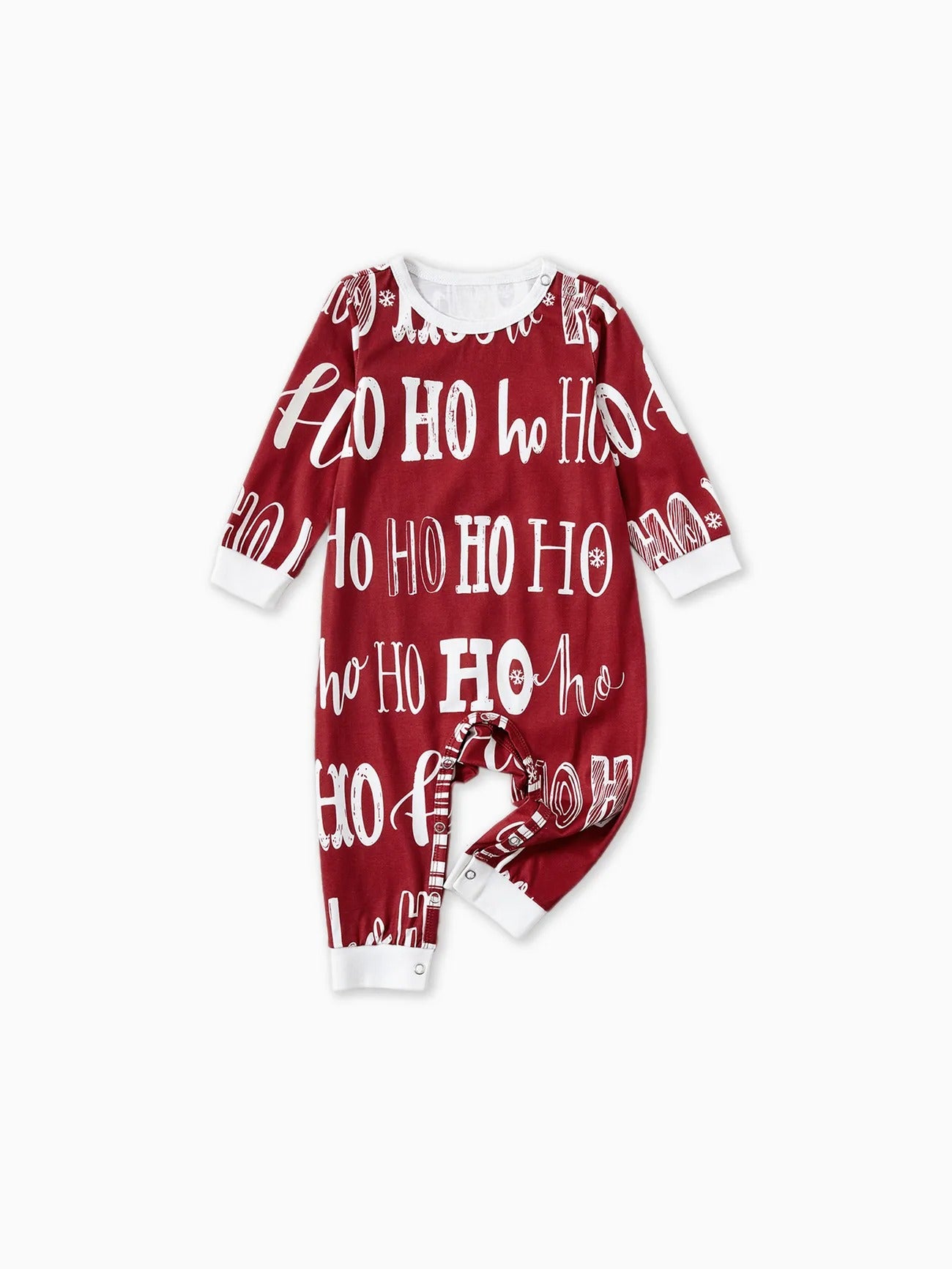 Christmas Family Matching Letter Print Pajama Sets Baby