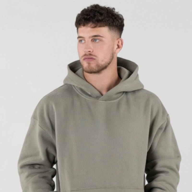 Soft Casual Oversized Hoodie Gray