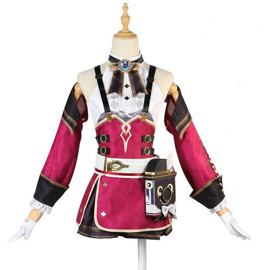 Genshin Impact Charlotte Cosplay Costume