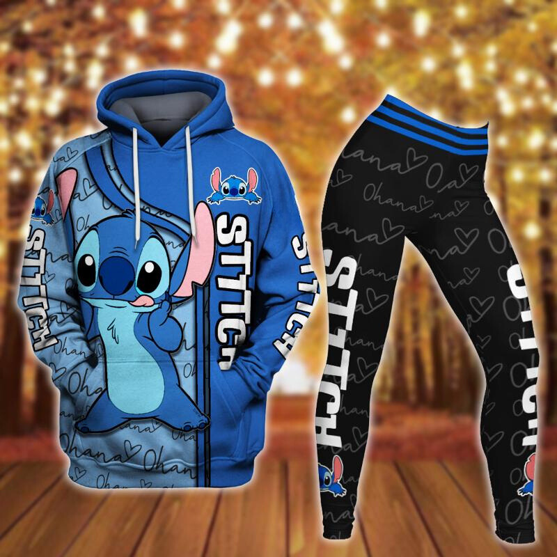 Stitch Hoodie And Leggings Set Hoodies And Leggings