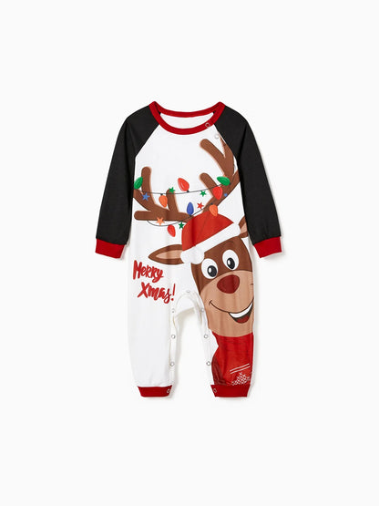 Reindeer Family Matching Christmas Pajama Set Baby