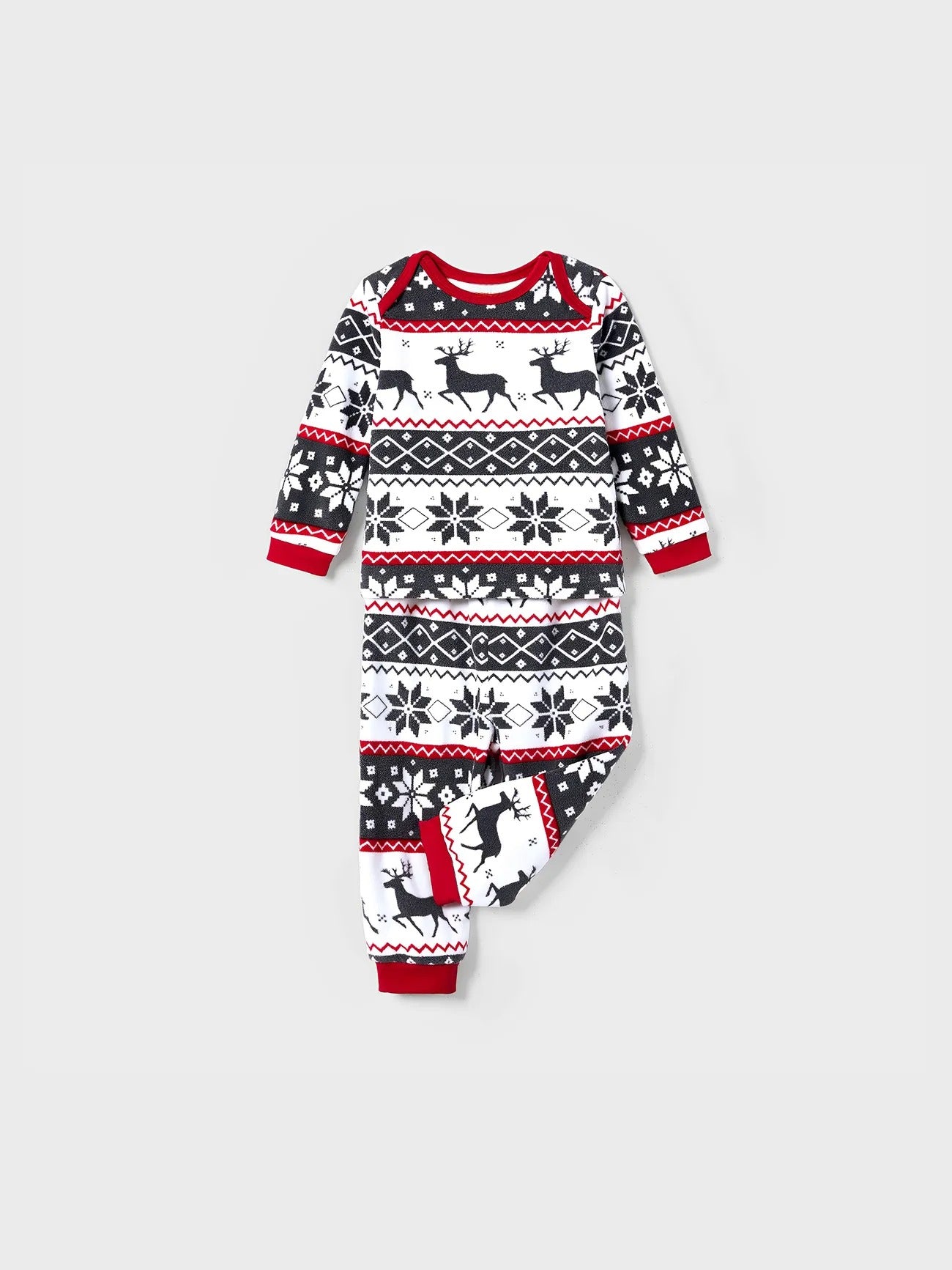 Family Matching Nordic Reindeer Pajama Set Baby