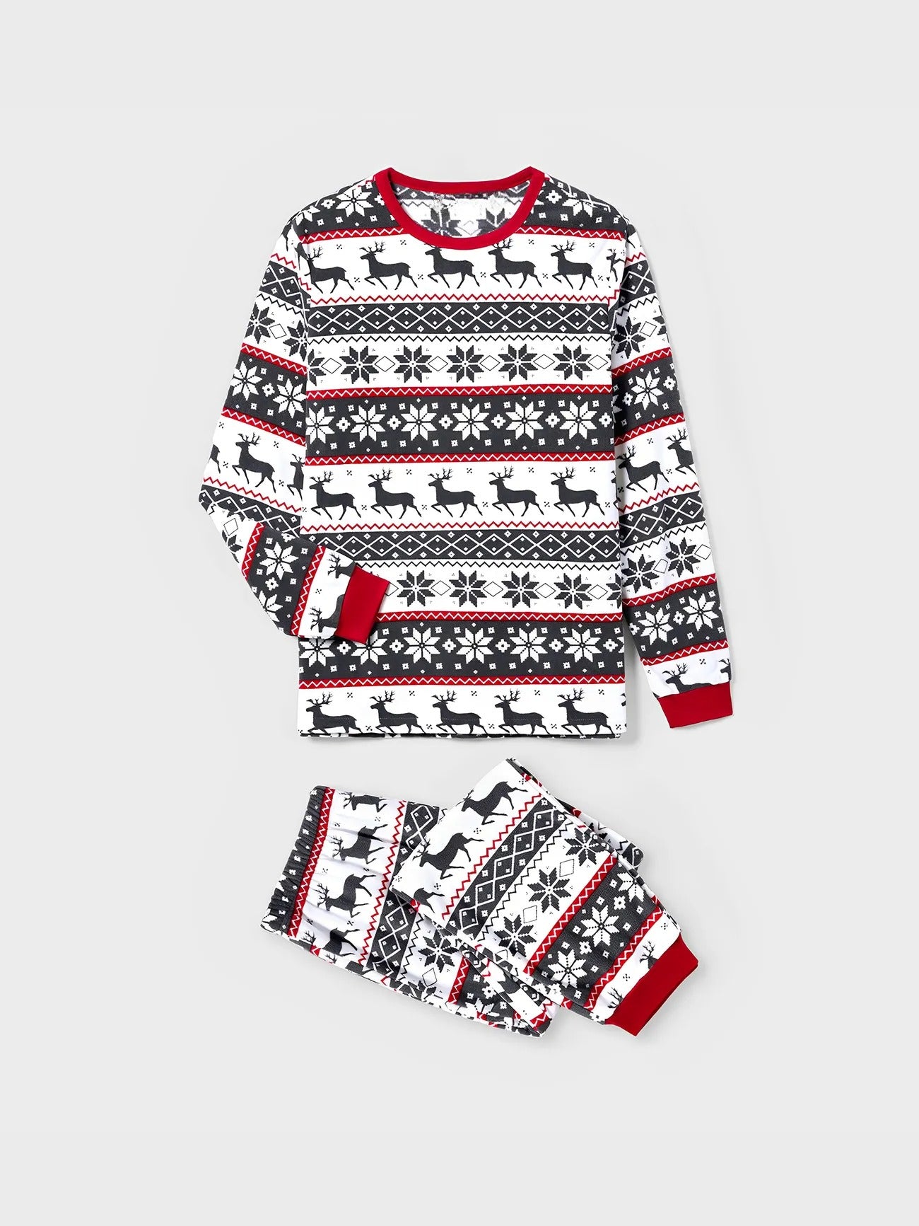 Family Matching Nordic Reindeer Pajama Set Men