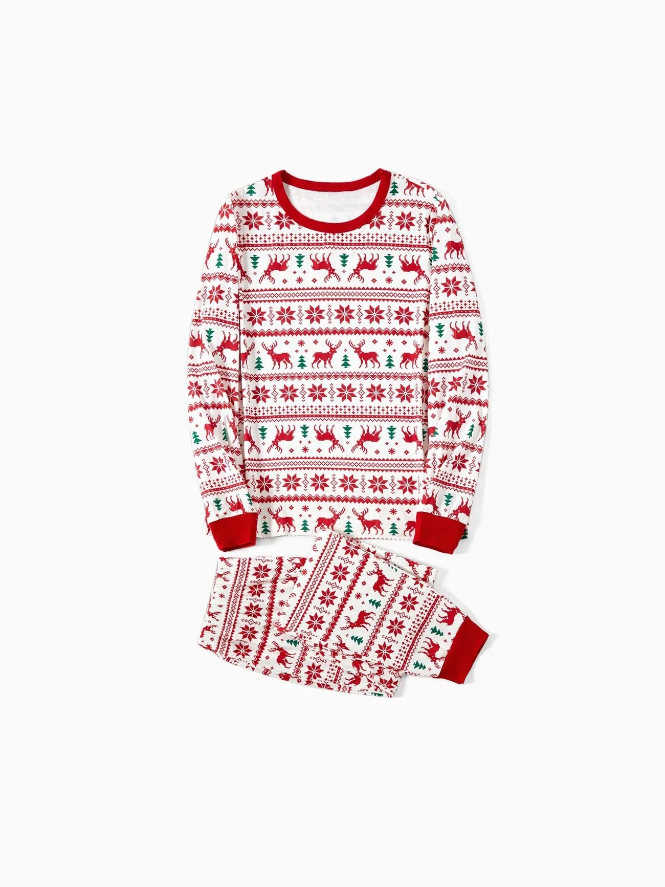 Reindeer Snowflake Family Matching Pajama Set Woman