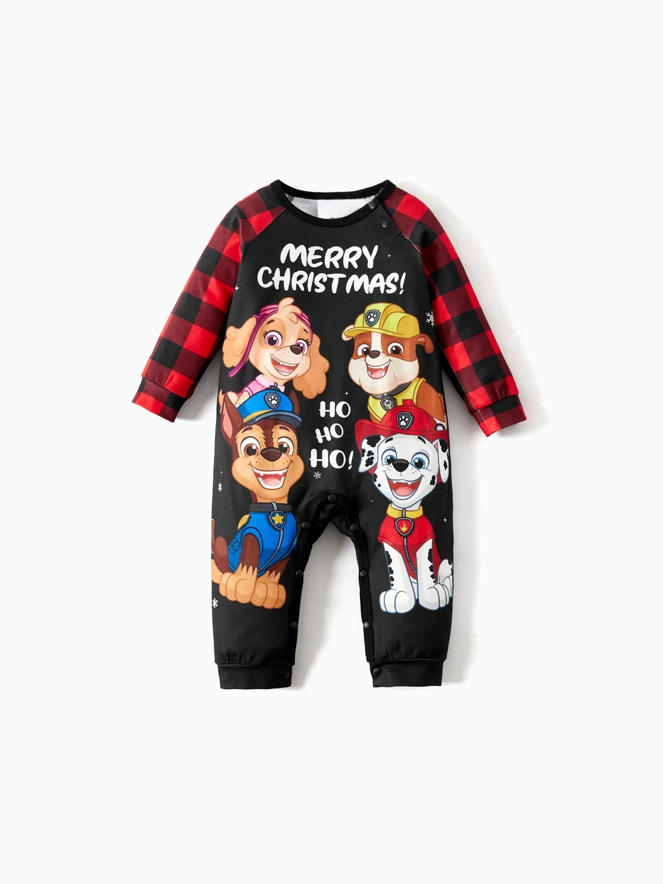 Merry Christmas Plaid Family Matching Pajama Set Baby