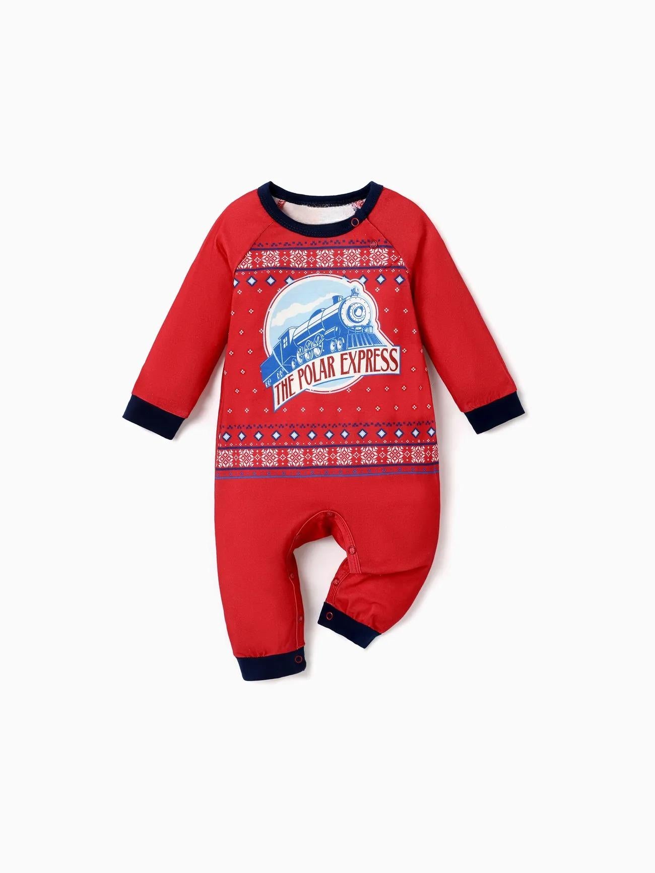 The Polar Express Christmas Family Matching Pajama Set Baby Girl