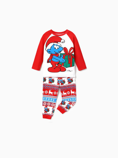 The Smurfs Family Matching Long Sleeves Pajama Set Kids