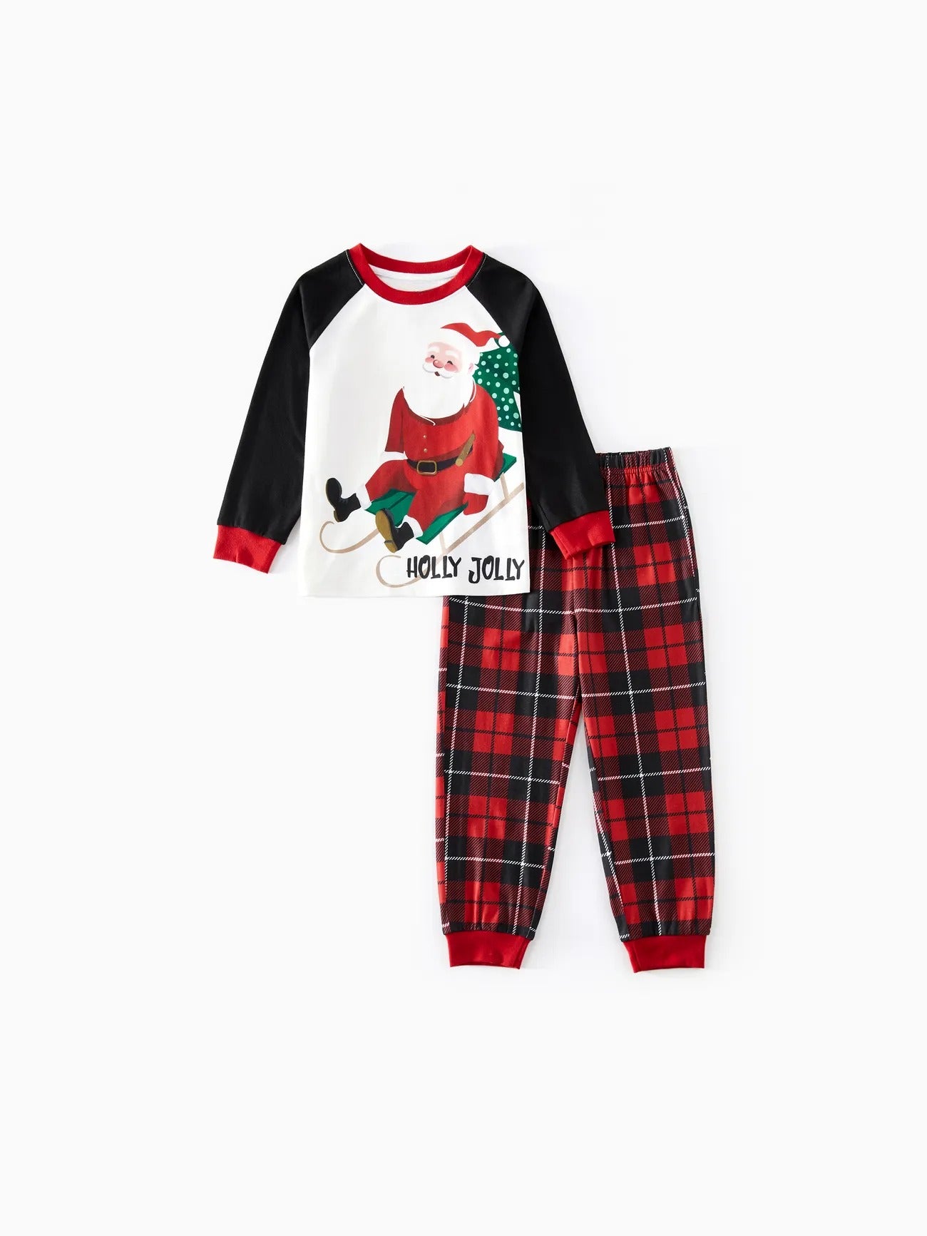 Santa Printed Family Matching Pajama Set Kids