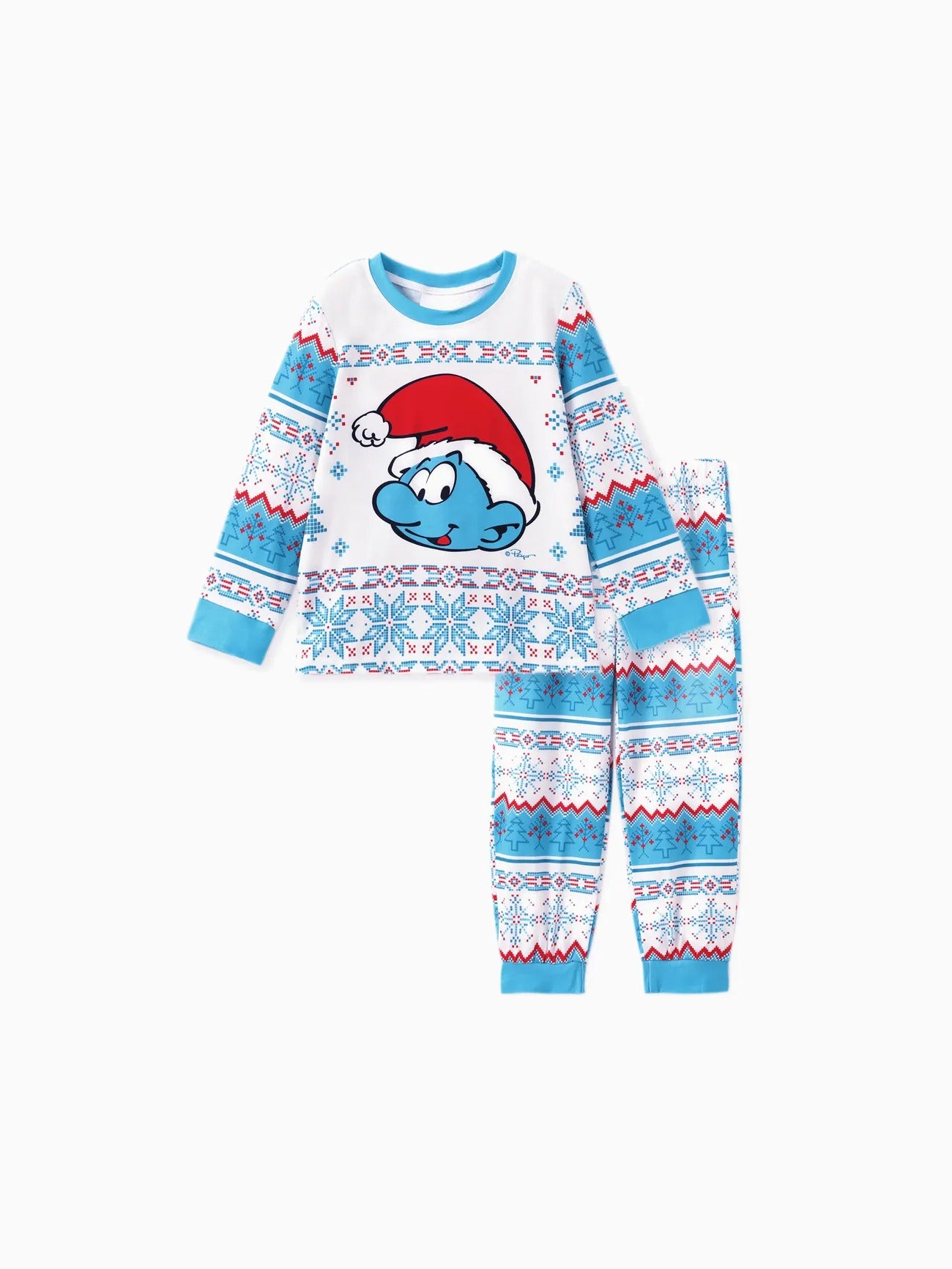 Santa Claus Printed Family Matching Pajama Set Kids