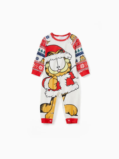 Printed Garfield Family Matching Christmas Pajama Set Baby