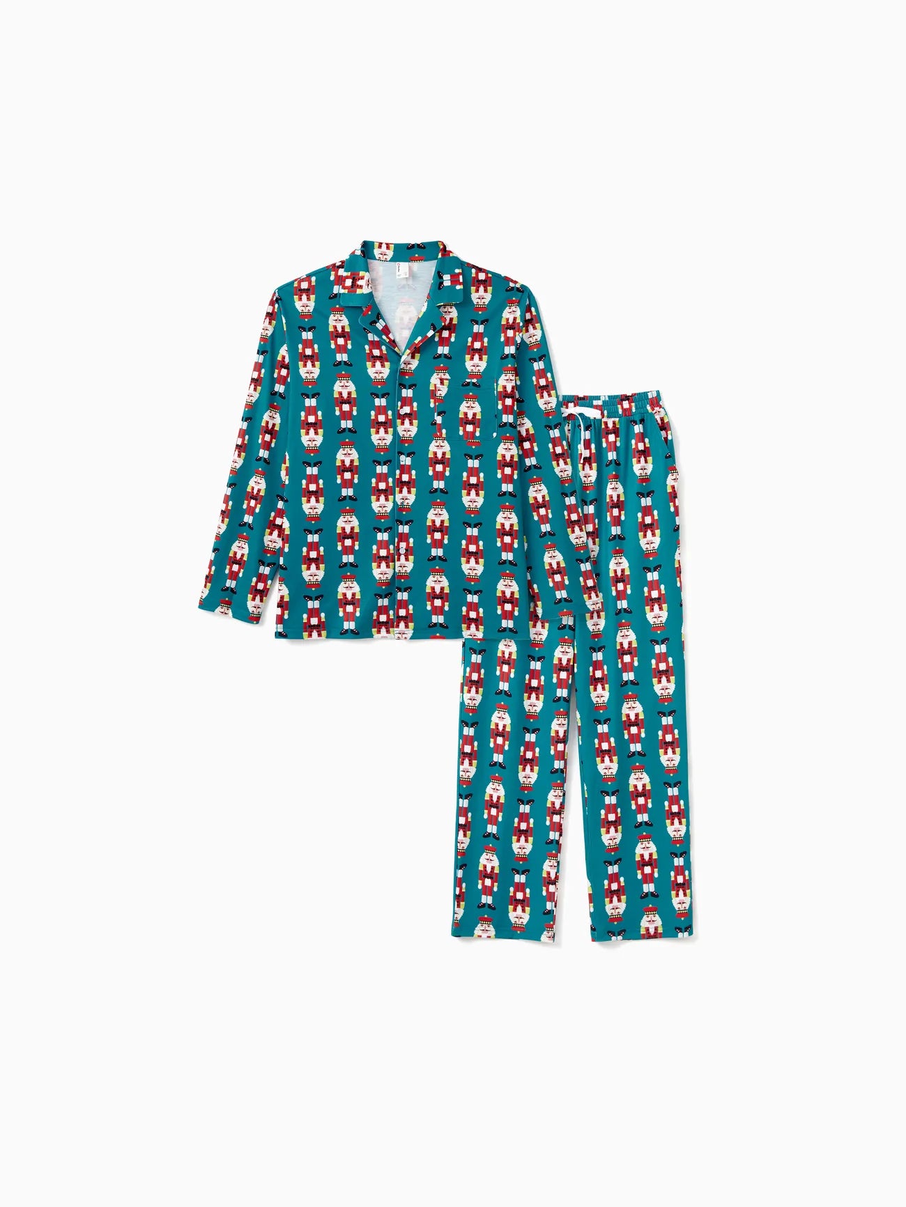 Allover Nutcracker Pattern Family Matching Pajama Set Women