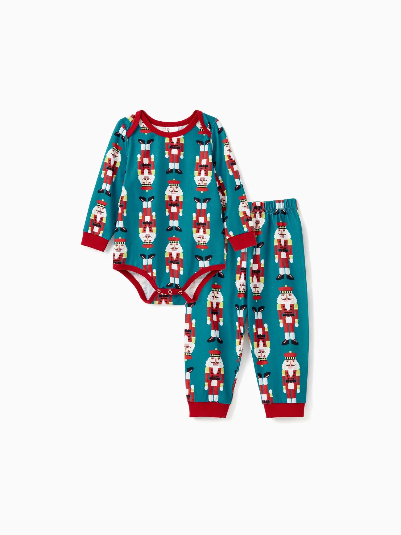 Allover Nutcracker Pattern Family Matching Pajama Set Baby