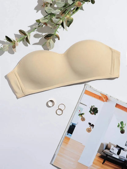 Bandeau Bra With Adjustable Strap