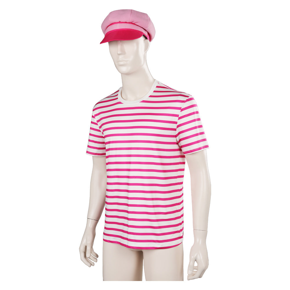 Barbie Ken Cosplay T Shirt Hat Costume