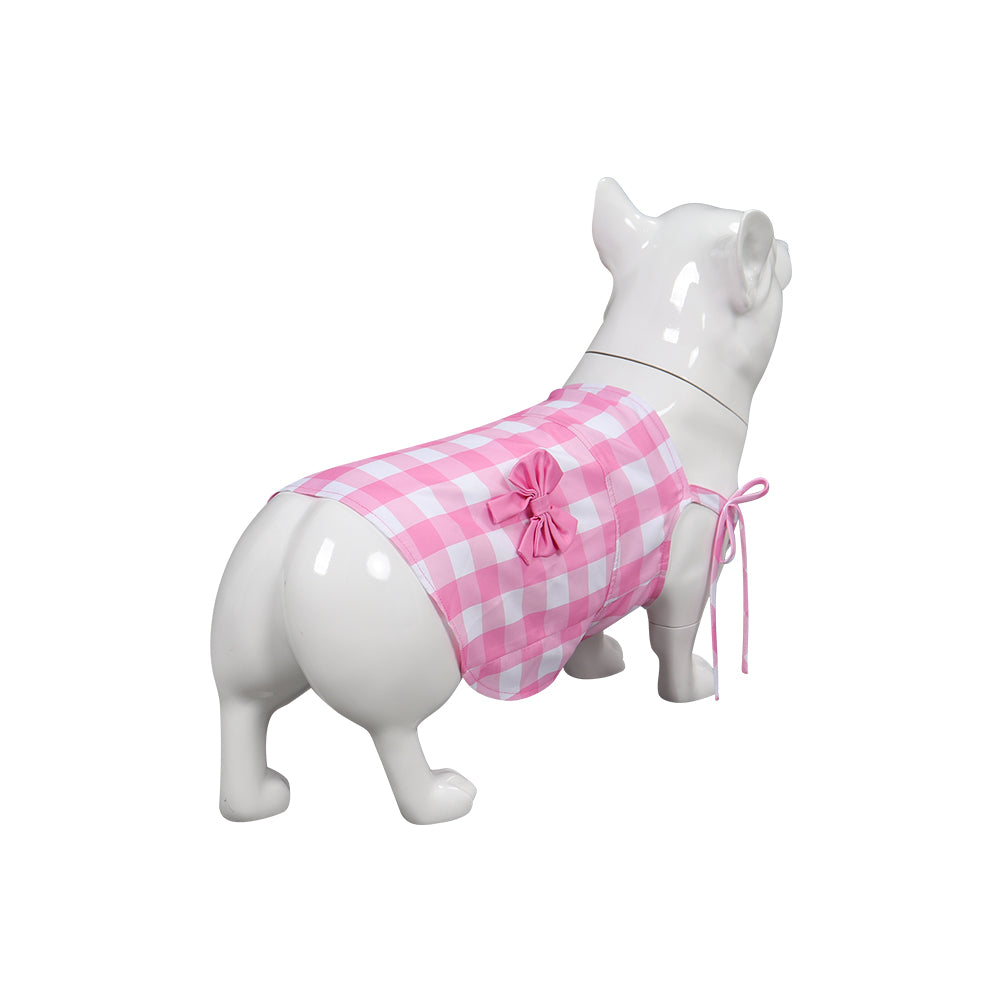 Pet Dog Plaid Cosplay Costume Outfits