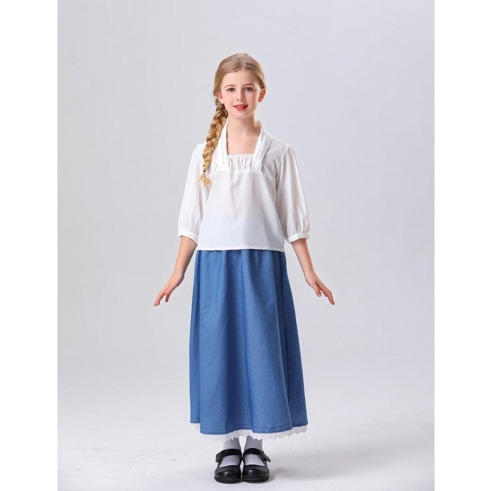 Beauty And The Beast Belle Kids Cosplay Costume