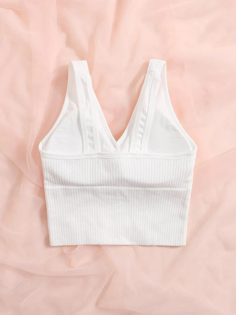 Casual Rib Tank Bra