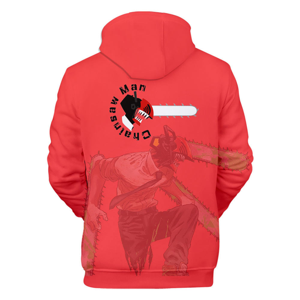 Chainsaw Man Elegant Hooded Sweatshirt