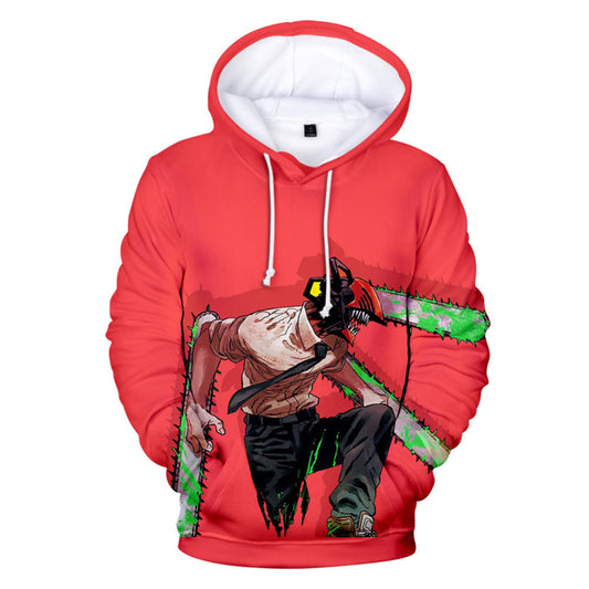 Chainsaw Man Elegant Hooded Sweatshirt XXL