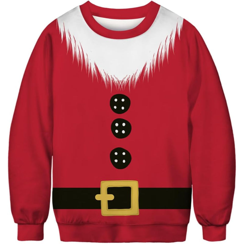 Classic Santa Suit 3D Sweatshirt 6XL