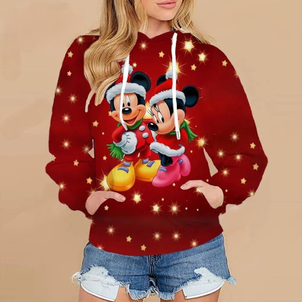 Christmas Mickey Mouse Casual Style Sweaters