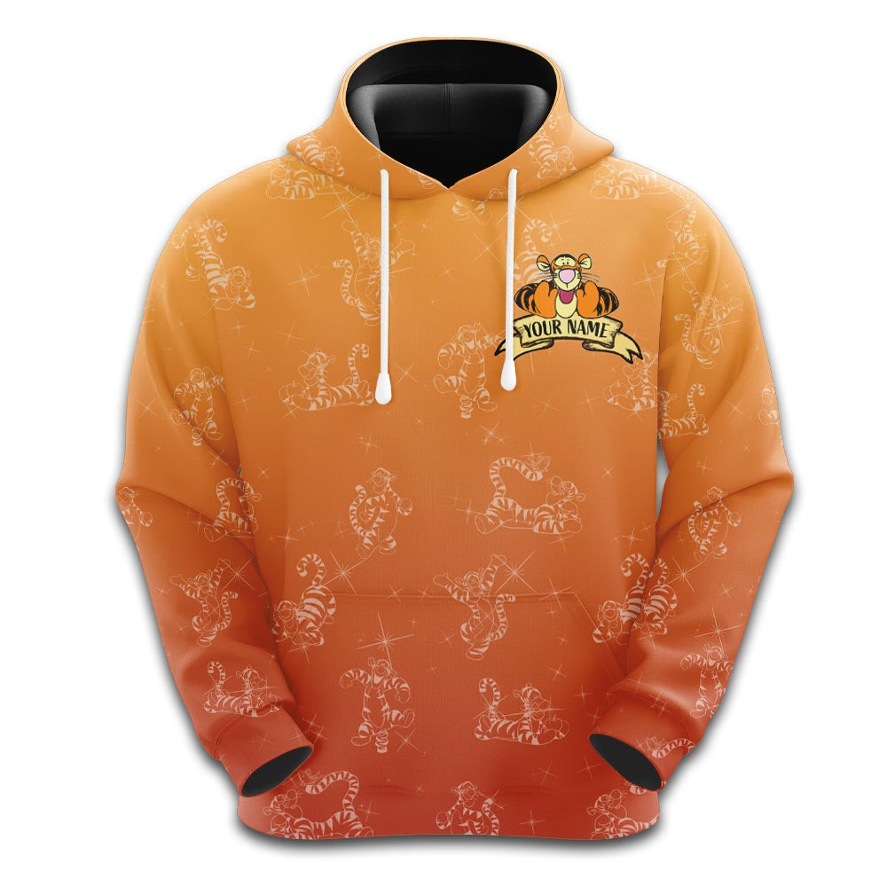 Custom Tiger Themed Hoodie And Leggings Set Hoodie