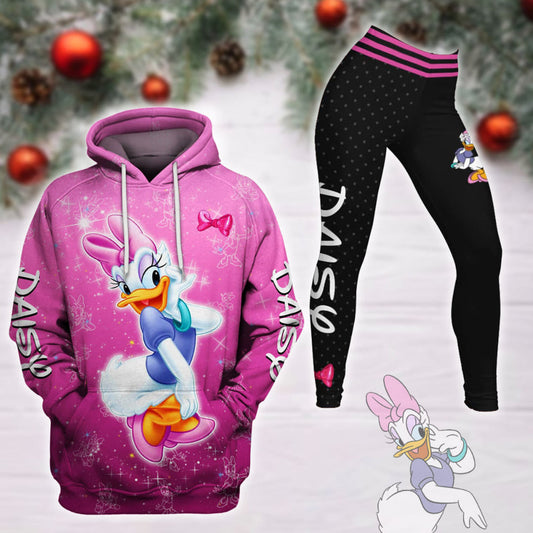 Daisy Duck Princess Castle Activewear Set Hoodie And Leggings Set