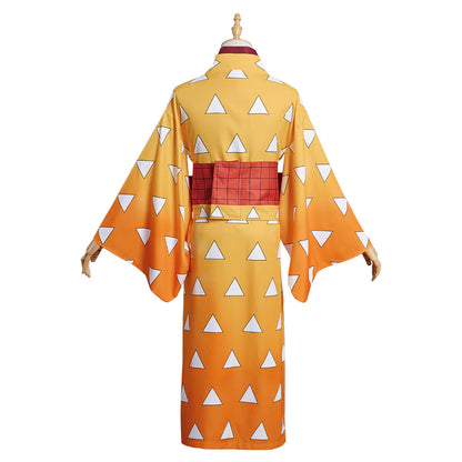 Agatsuma Zenitsu Kimono Dress Costume