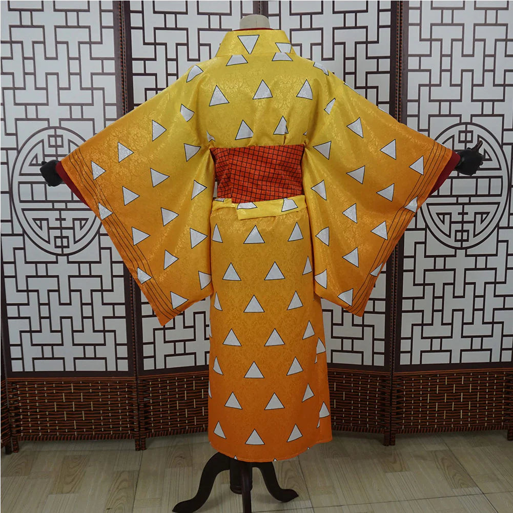 Kimetsu No Yaiba Halloween Agatsuma Zenitsu Carnival Costume