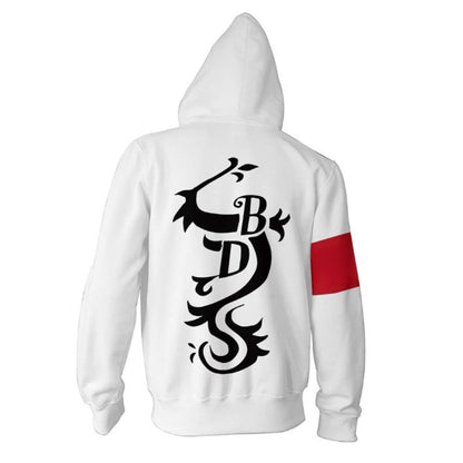 Dragons 3D Printed Zip Up Hoodie