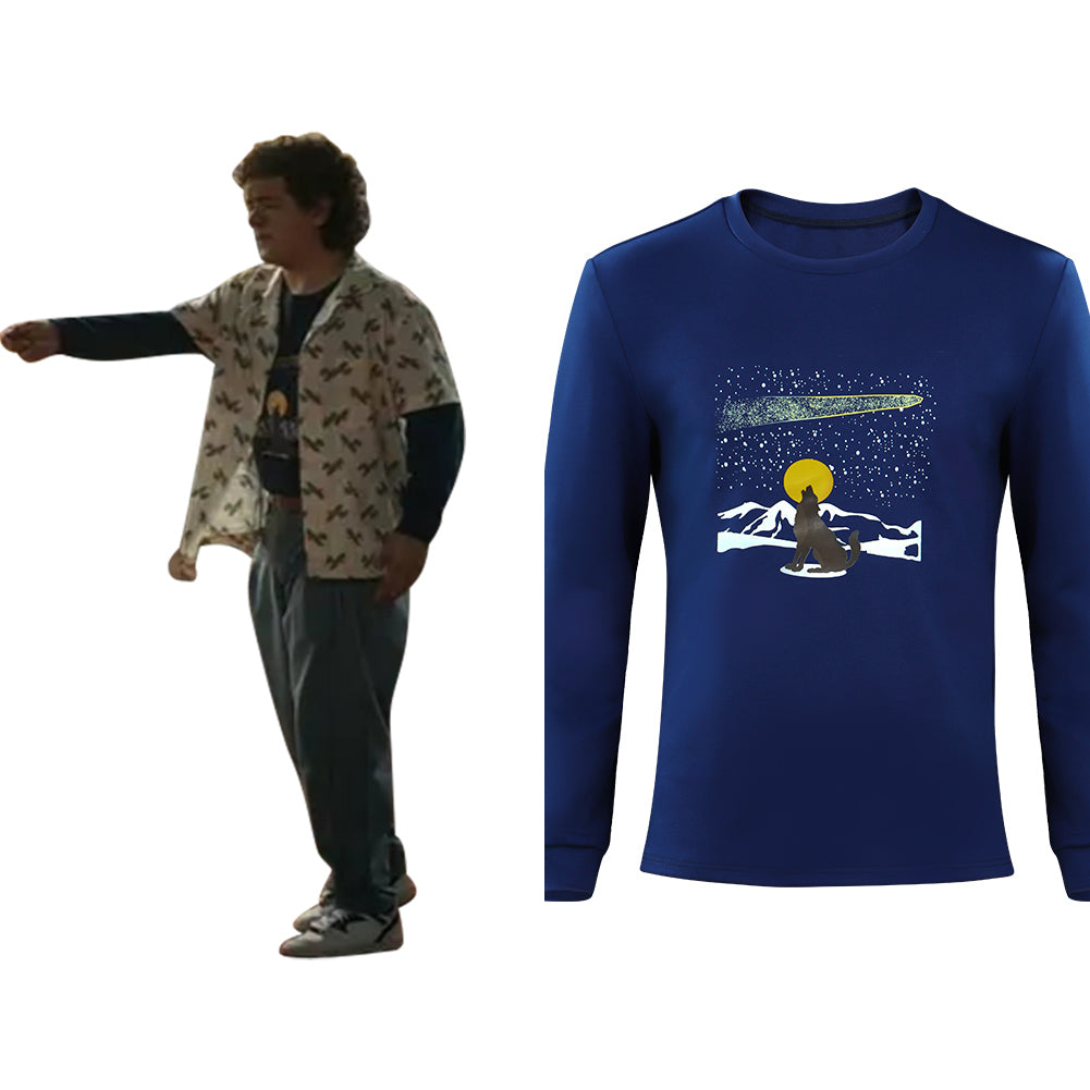 Dustin Henderson Cosplay Costume Shirt
