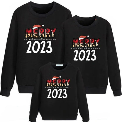 Elegant Merry Christmas Printed Sweatshirt