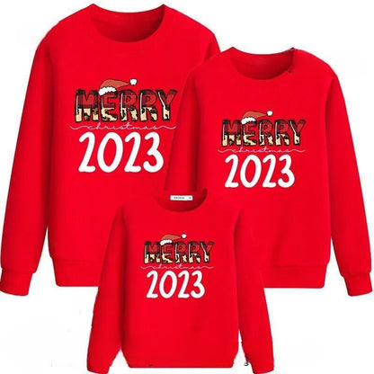 Elegant Merry Christmas Printed Sweatshirt