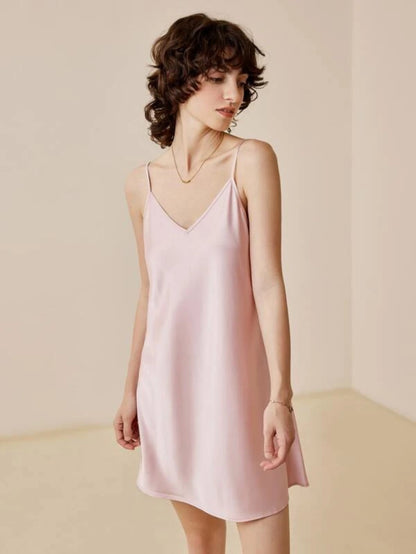 Elegant Sleeveless Satin Nightgowns
