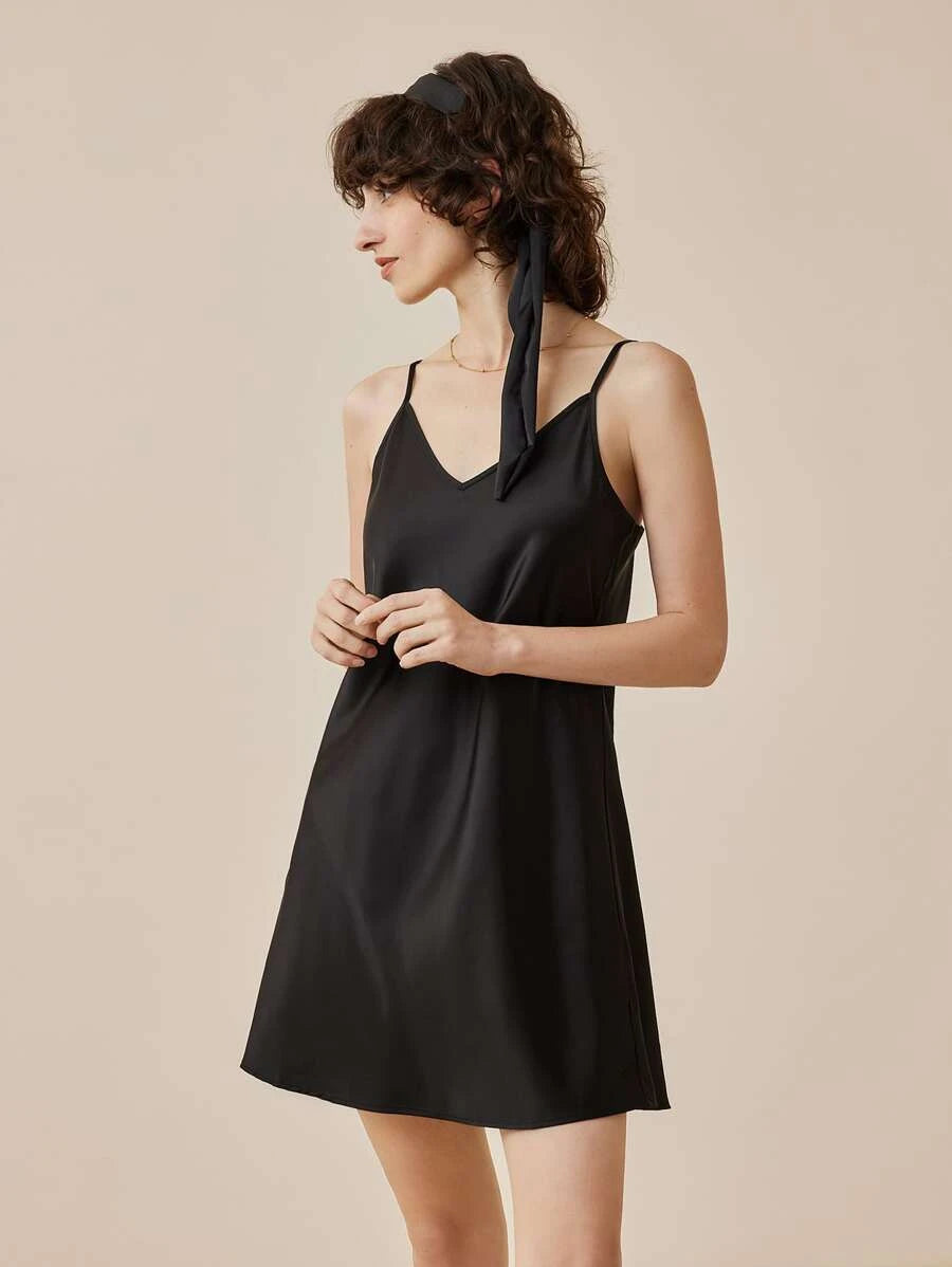 Elegant Sleeveless Satin Nightgowns