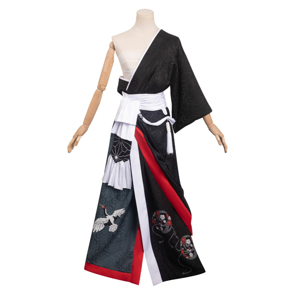 Final Fantasy Crane Kimono Suit XXXL