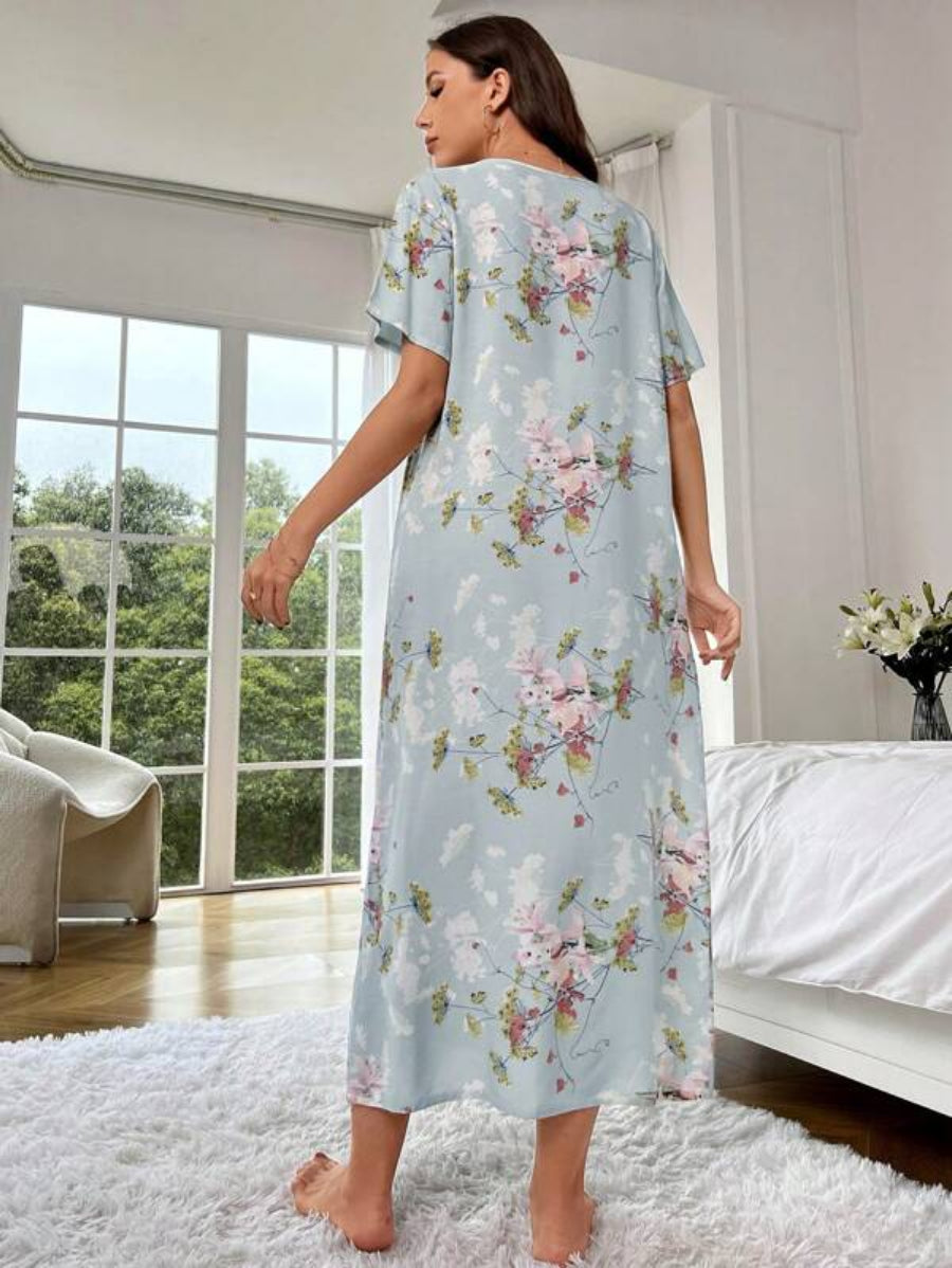 Floral Print Nightdress