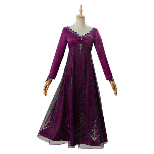 Frozen 2 Elsa Purple Cosplay Costume