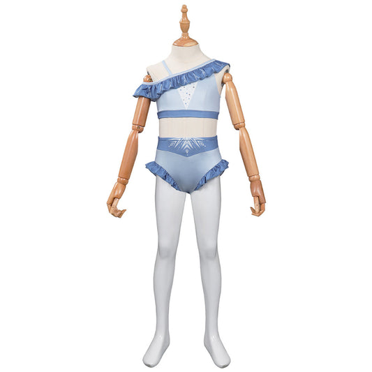 Frozen Elsa Swimsuit Cosplay Costume