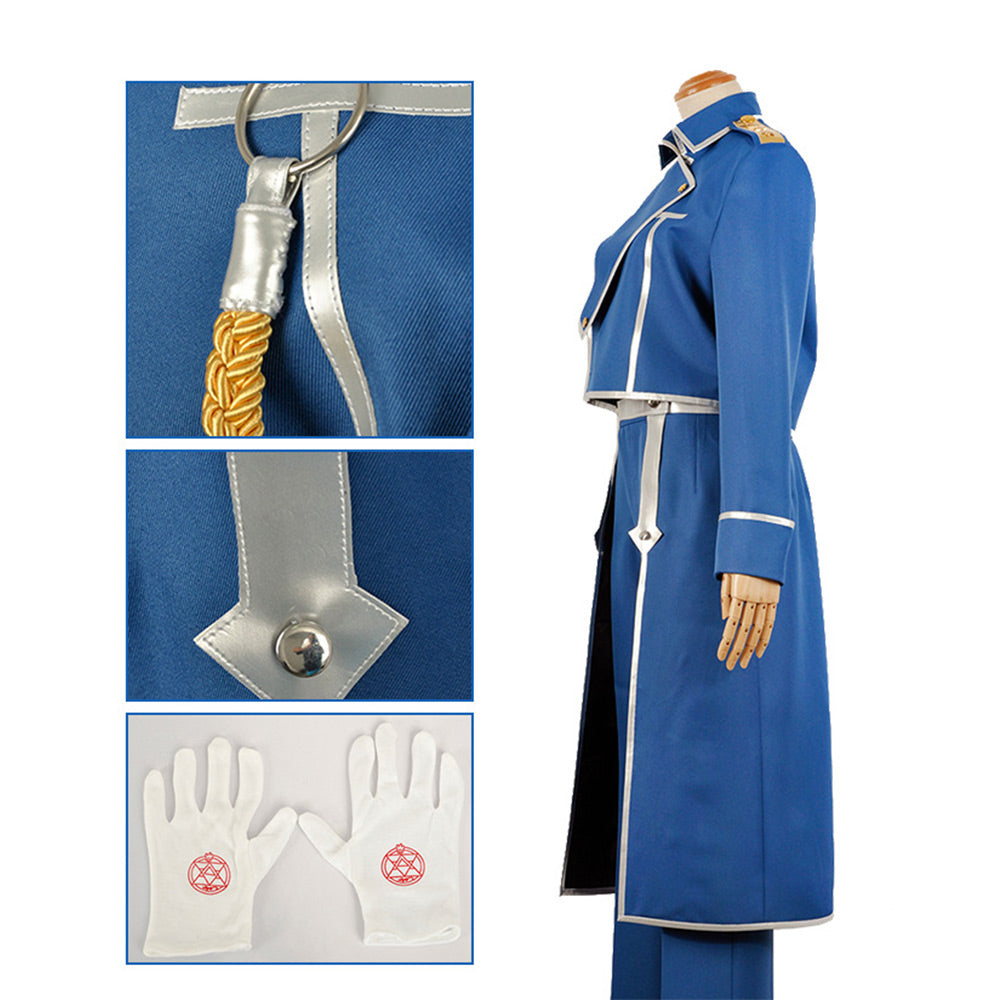 Fullmetal Alchemist Roy Mustang Cosplay Costume