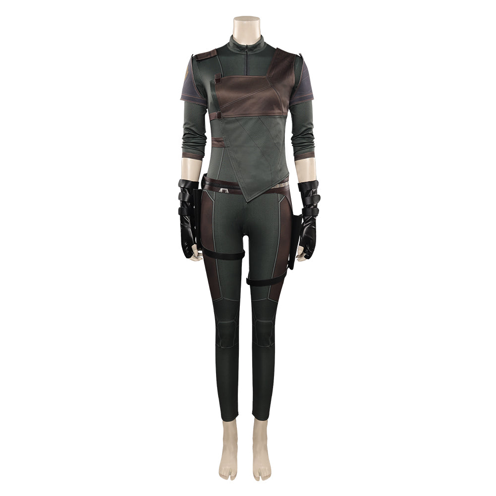 Gamora Cosplay Costume Jumpsuit